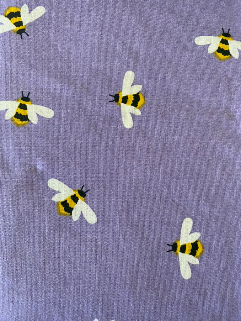 Purple Bees Dog Bandana