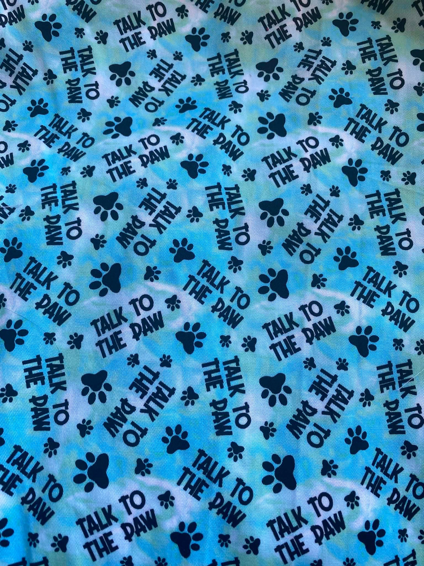 Talk to the Paw Bandana