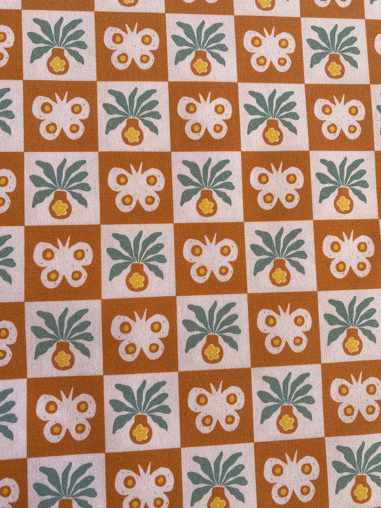 Ochre Butterfly Dog Bandana