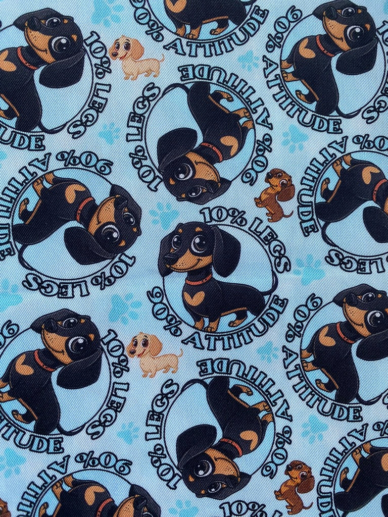 Dachshund Attitude Dog Bandana