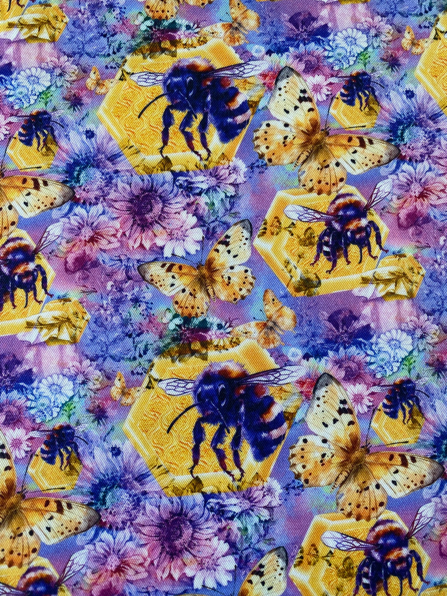 Butterflies & Bees Dog Bandana