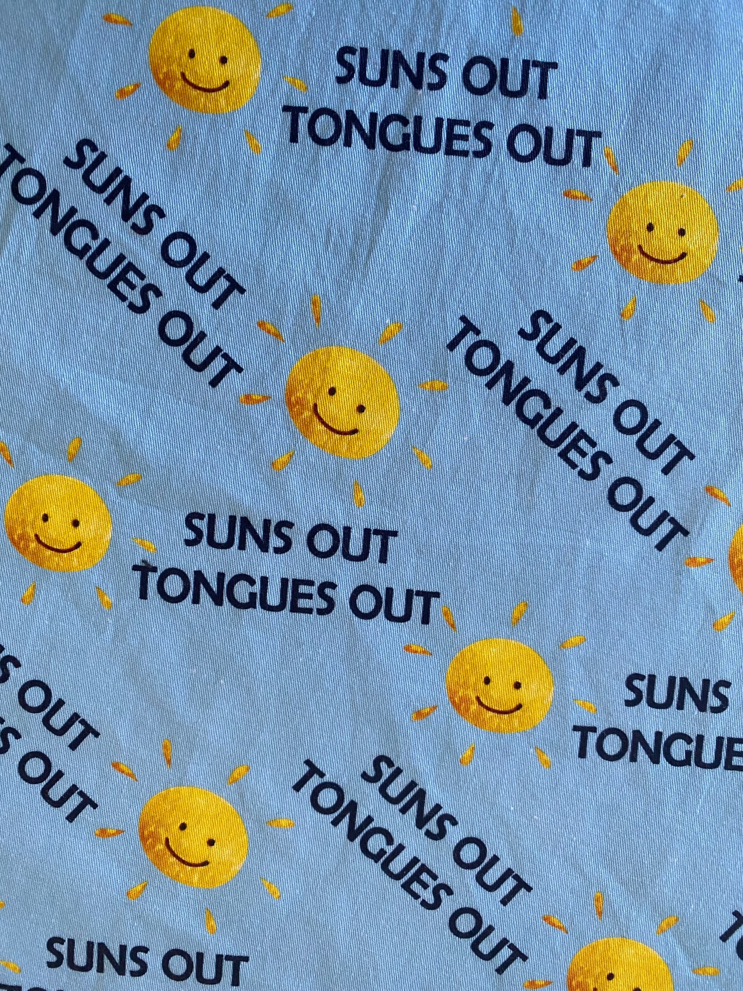 Suns Out Tongues Out Dog Bandana