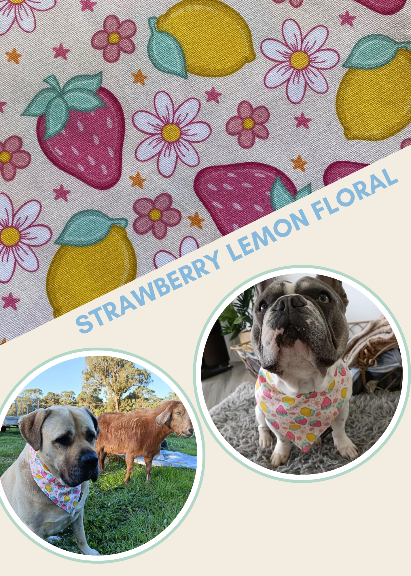 Strawberry Lemon Floral
