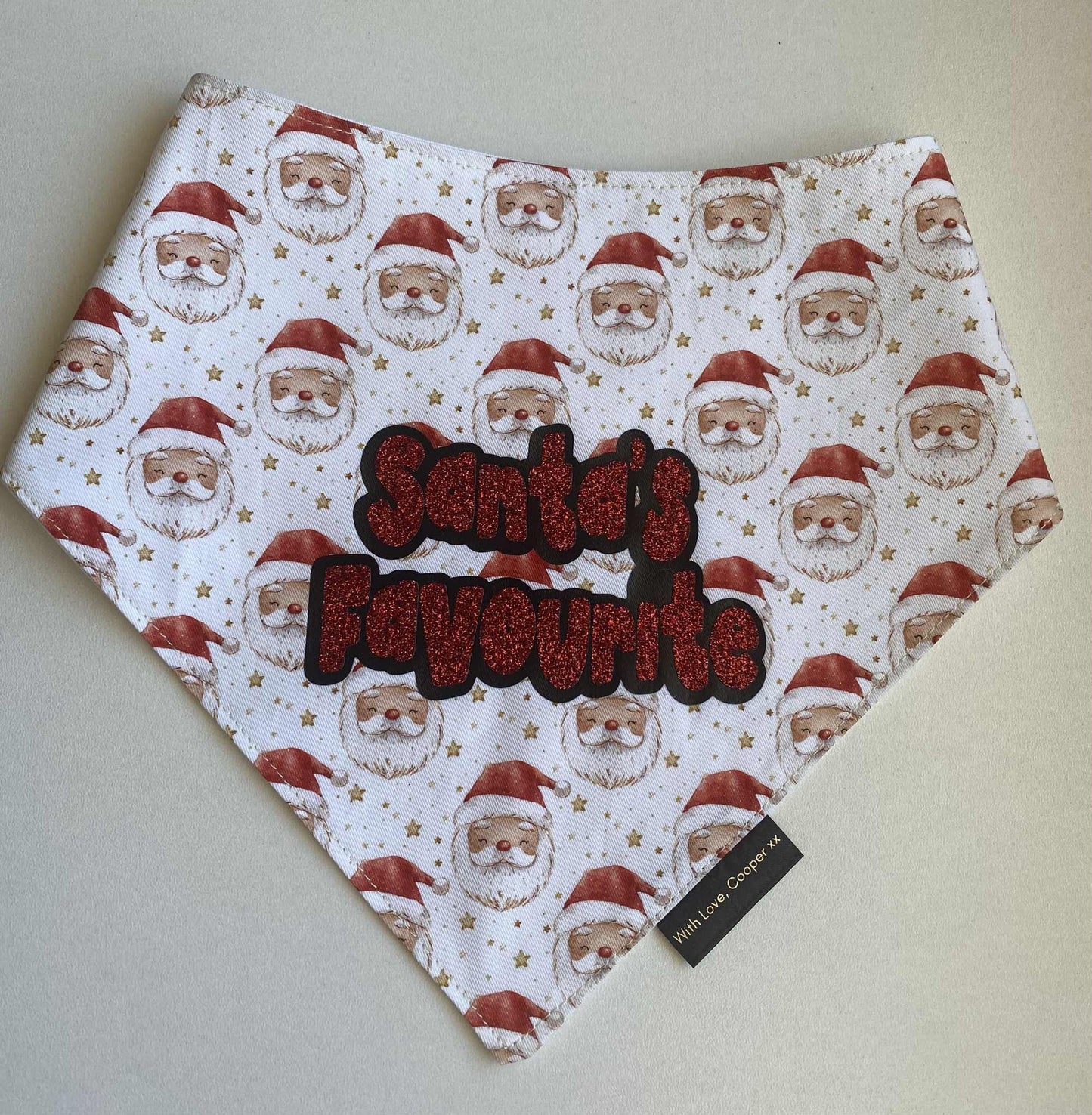 Santa's Favourite Dog Bandana