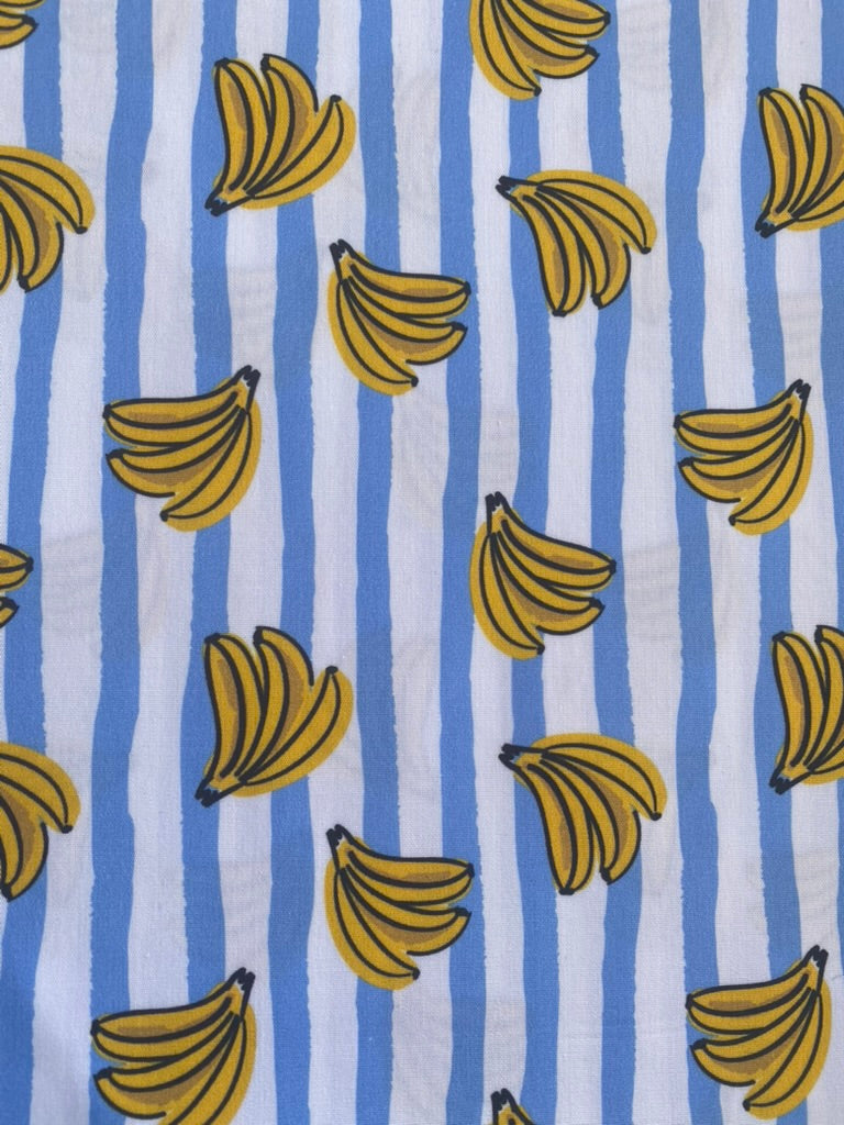 Banana Stripes Bow & Bow Tie