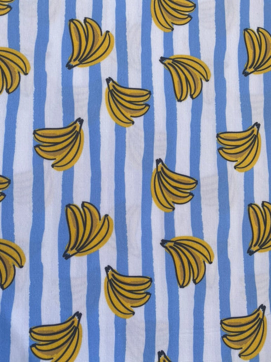 Banana Stripes Bow & Bow Tie