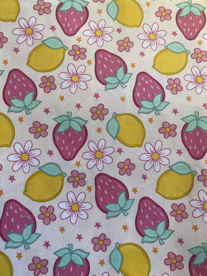 Strawberry Lemon Floral