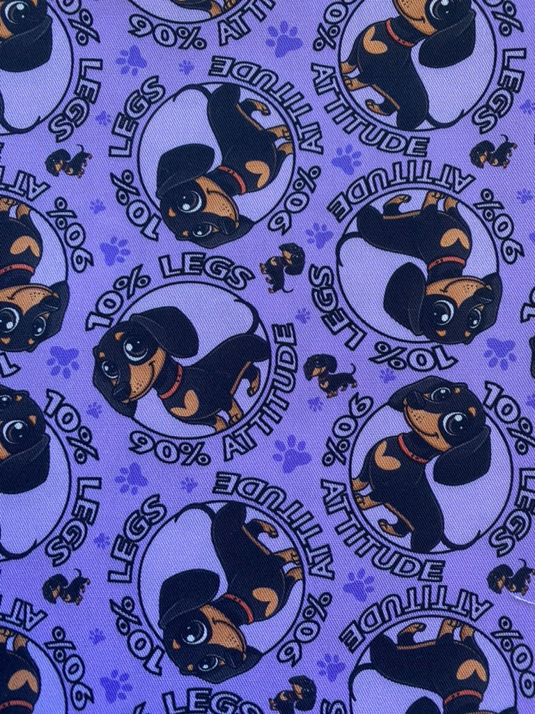Dachshund Attitude Dog Bandana