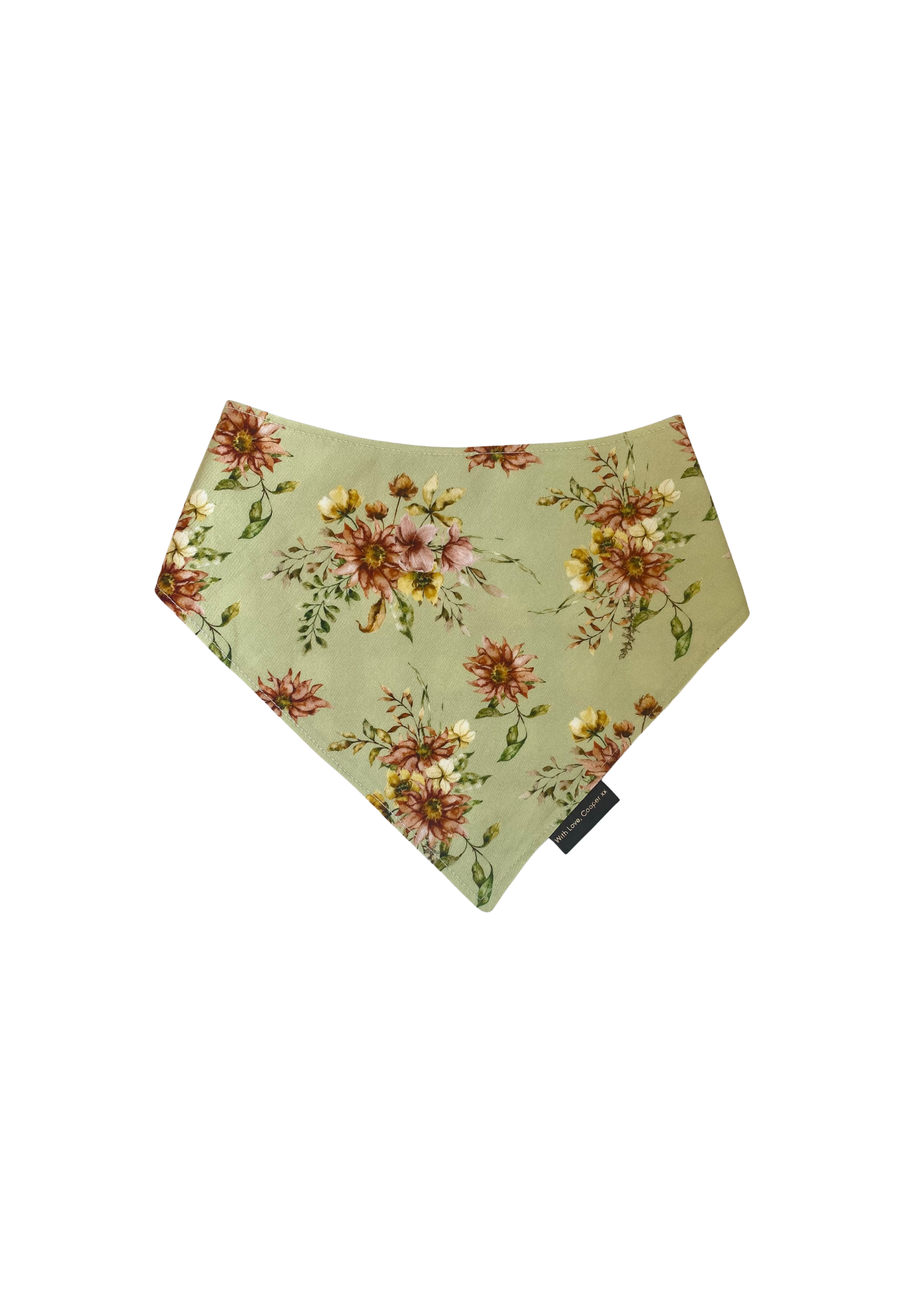 Sage Floral Dog Bandana