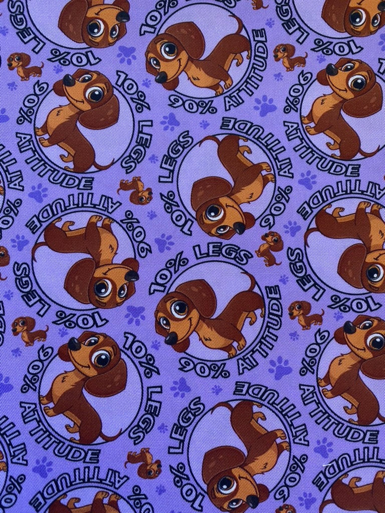 Dachshund Attitude Dog Bandana