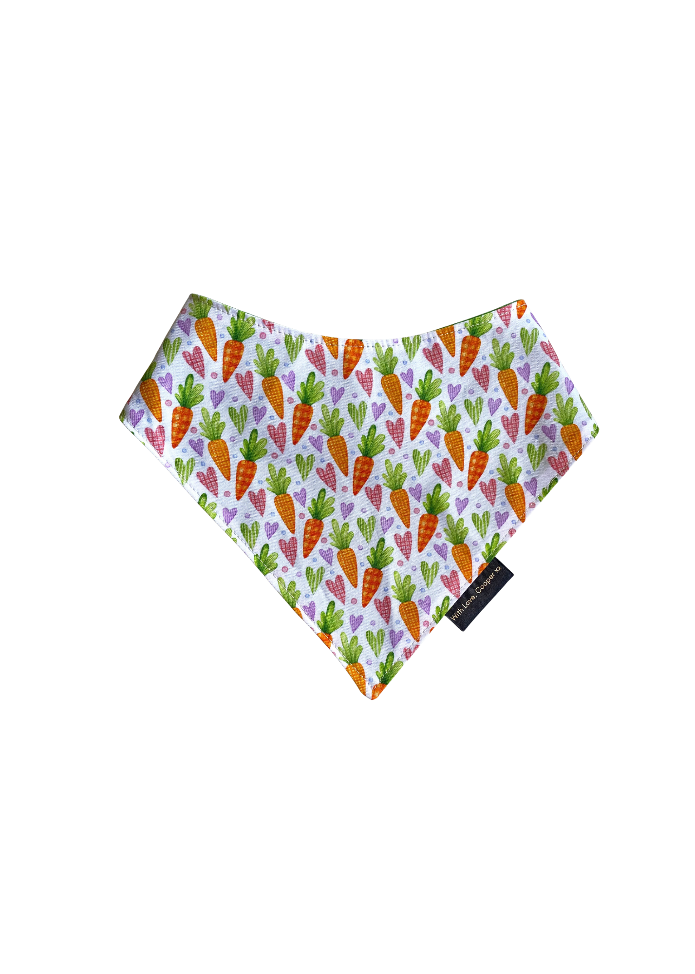 Bunny Snacks Only Dog Bandana