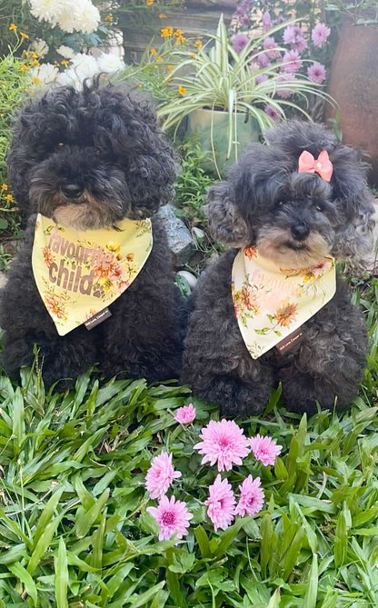 Sage Floral Dog Bandana