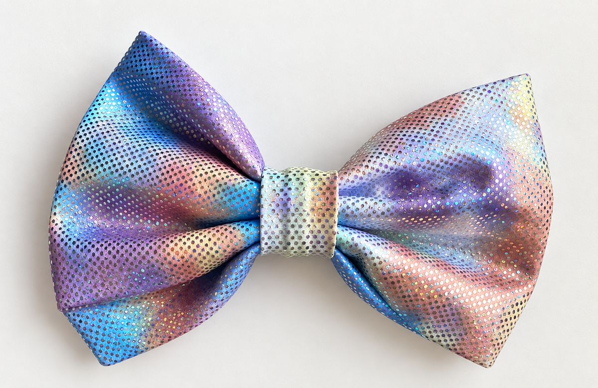 Disco Shimmer Bow & Bow Tie
