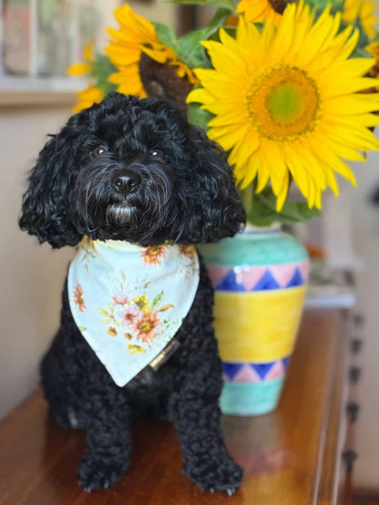 Sage Floral Dog Bandana