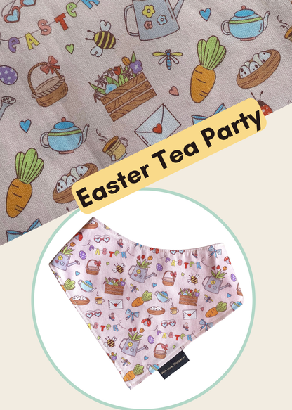 Easter Tea Party Dog Bandana