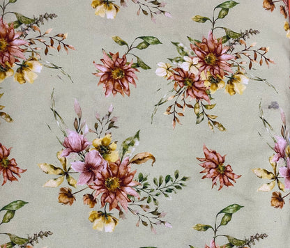 Sage Floral Dog Bandana