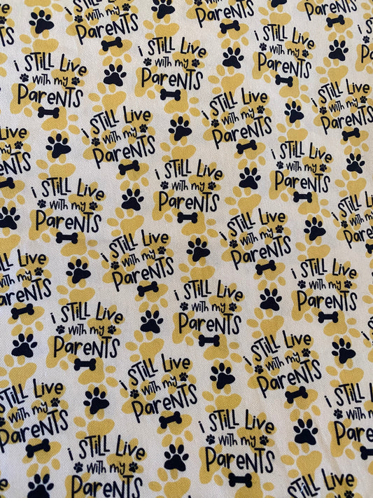 I Still Live With My Parents Dog Bandana