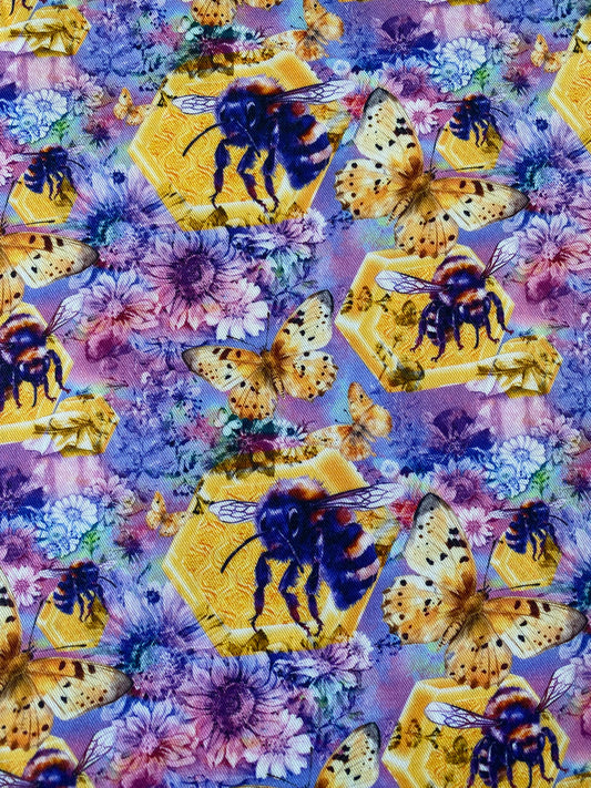 Butterflies & Bees Dog Bandana