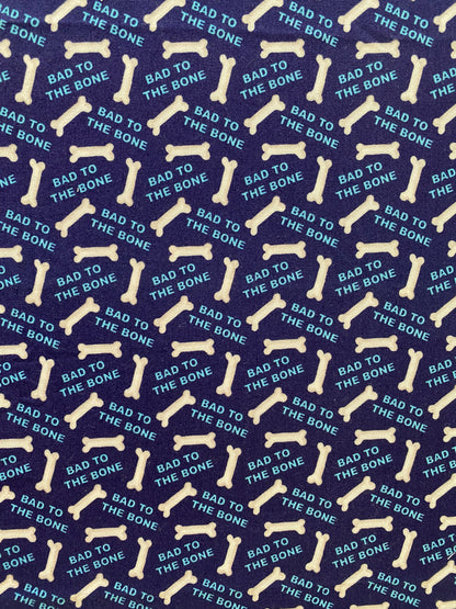 Bad to the Bone Dog Bandana