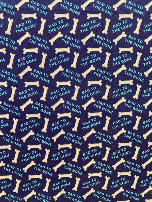 Bad to the Bone Dog Bandana