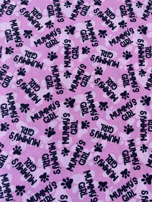 Mummy's Girl Dog Bandana