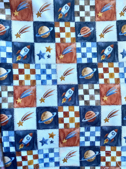 In Space Patchwork Dog Bandana