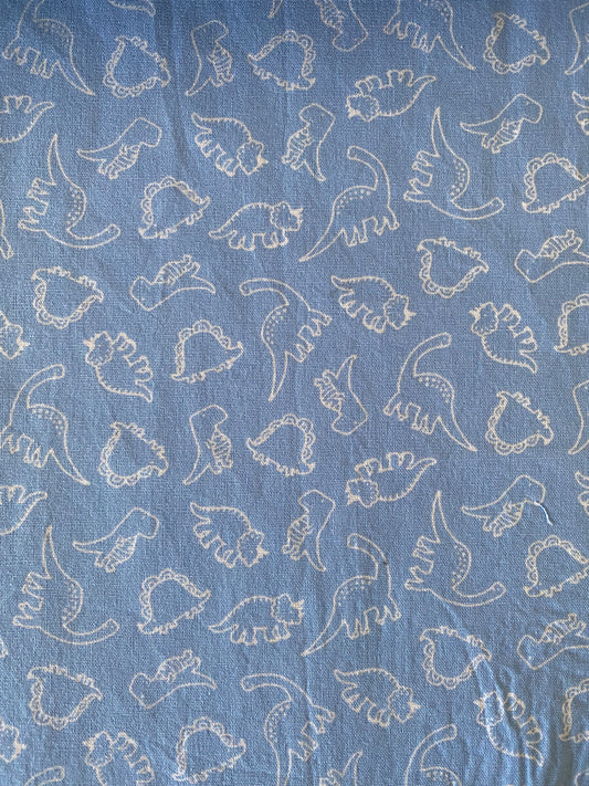 Baby Blue Dino Dog Bandana