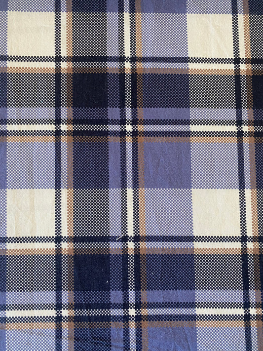 Purple Checks Dog Bandana