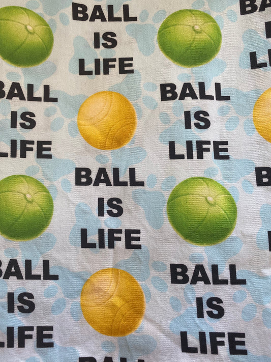 Ball is Life - Blue Dog Bandana