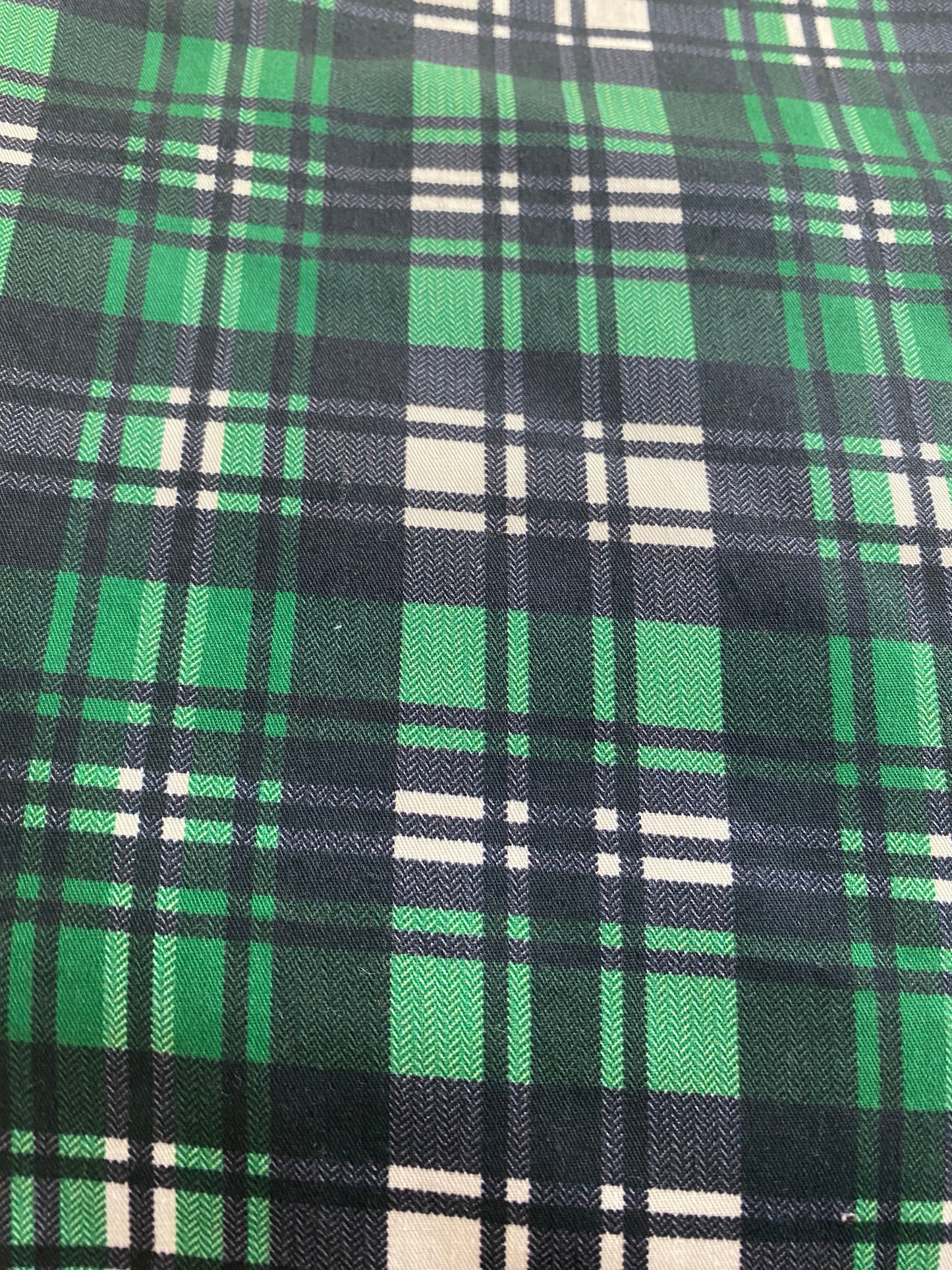 Green & Black Checks Dog Bandana