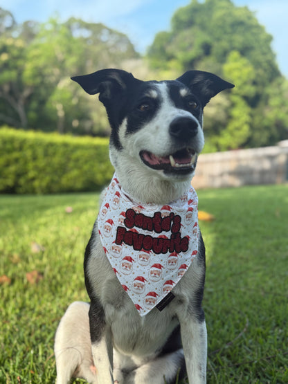 Santa's Favourite Dog Bandana