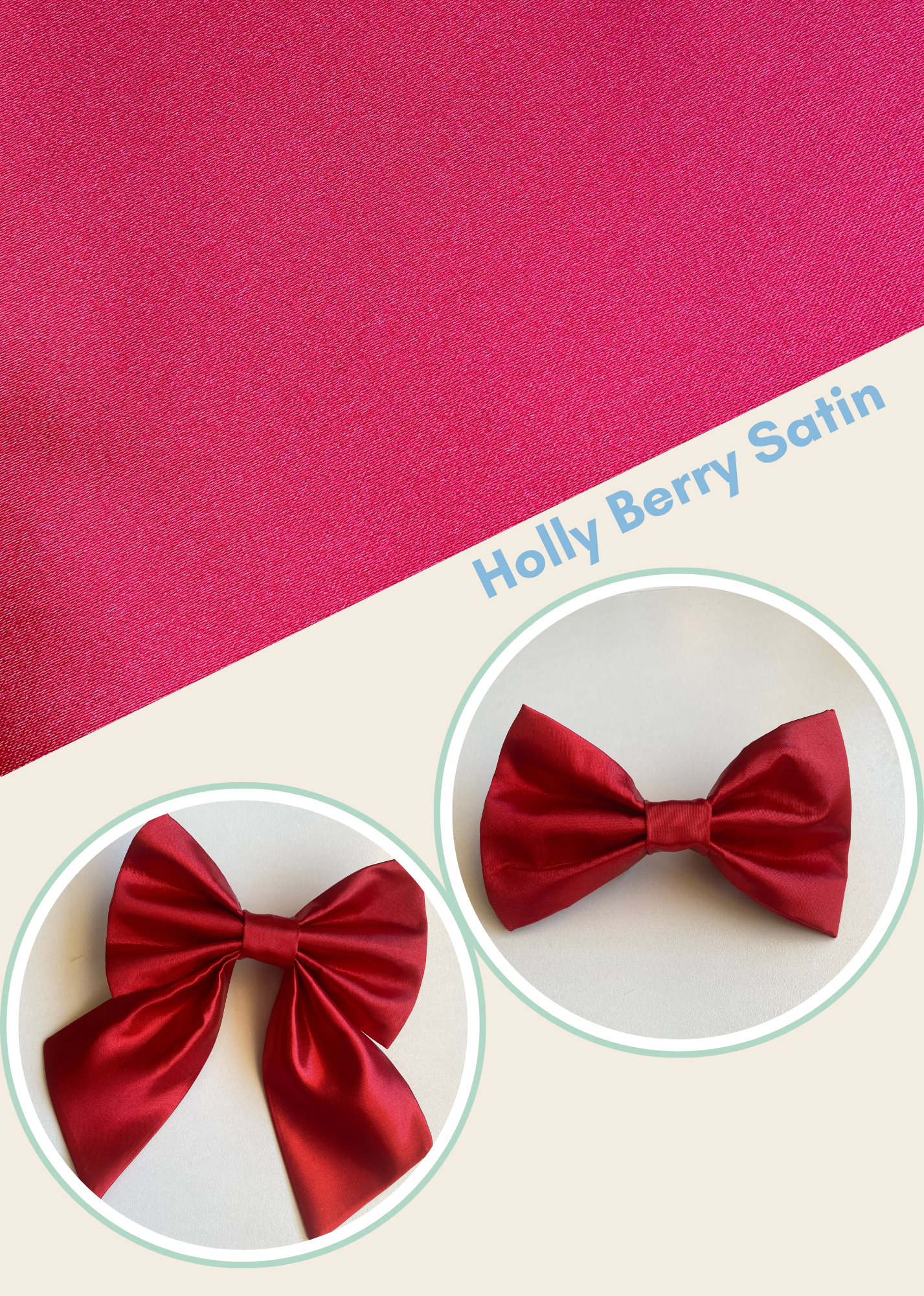 Holly Berry Satin