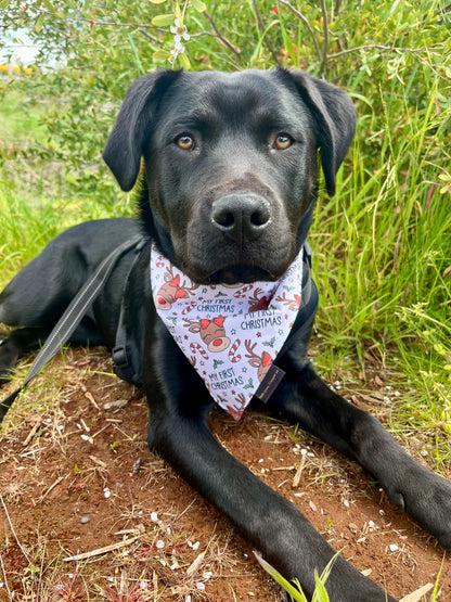 My 1st Christmas Dog Bandana