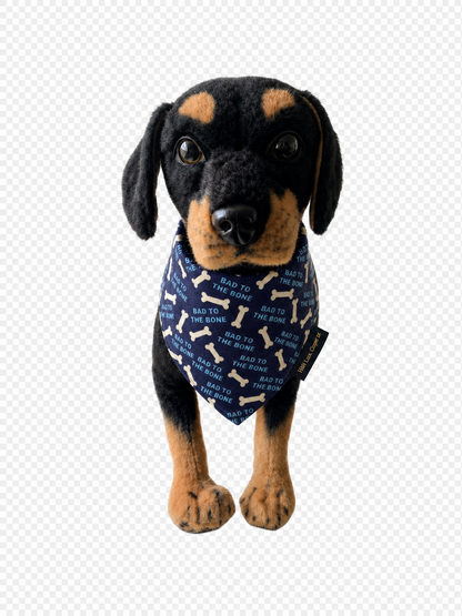 Bad to the Bone Dog Bandana