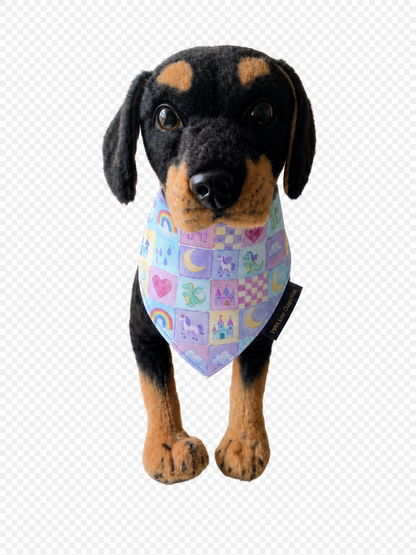 Fairytale Patchwork Dog Bandana